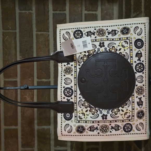 Tory Burch Handbags - Tory Burch Small Ella Printed Tote Multicolor